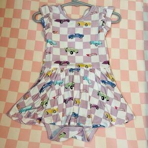 Kyte twirl dress with bodysuit NWOT 18-24m